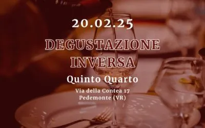 DEGUSTAZIONE INVERSA – Quinto Quarto Wine Restaurant